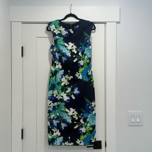 Floral Print Sleeveless Dress